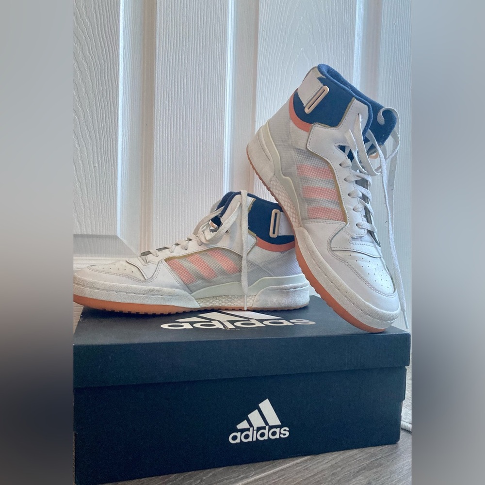 adidas Forum Mid TT White Acid Orange Men’s